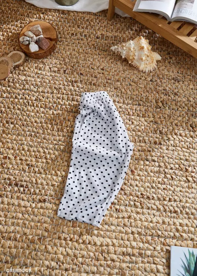 Creamcok - Korean Children Fashion - #toddlerclothing - Pop Dot Pleats Pants - 9