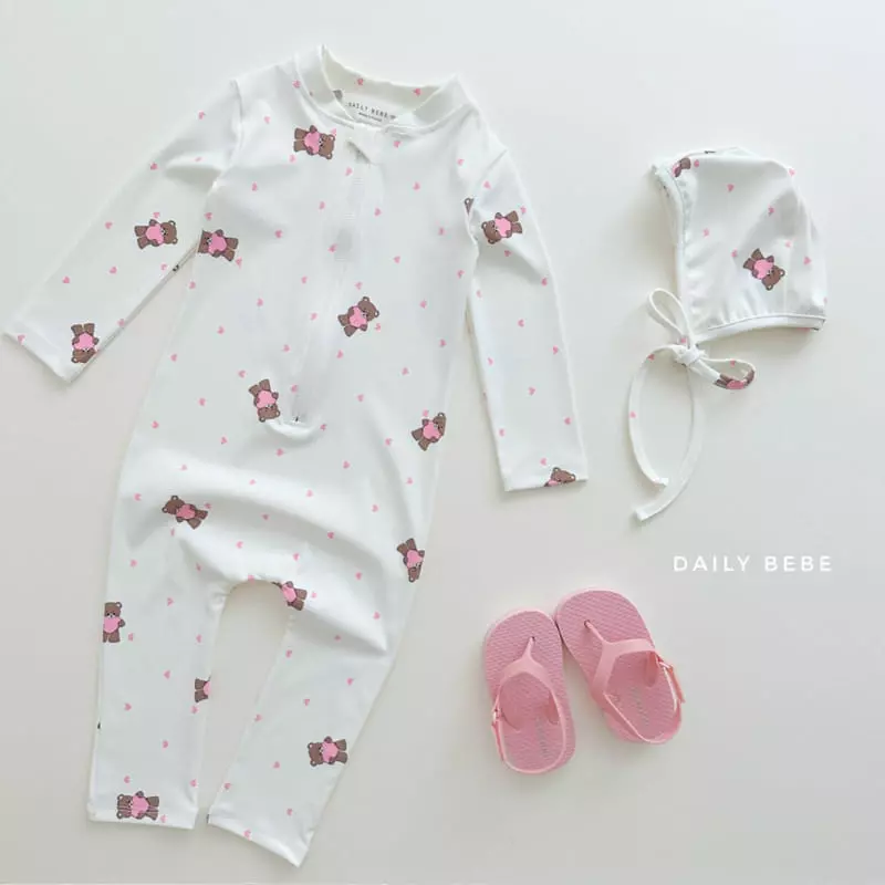 Daily Bebe - Korean Children Fashion - #childrensboutique - All In One Rashguard