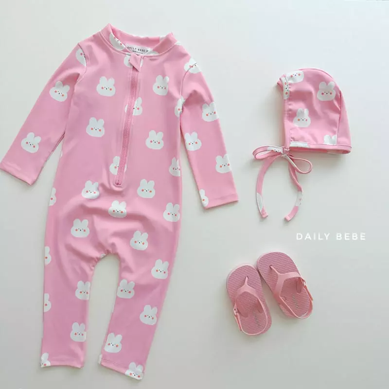 Daily Bebe - Korean Children Fashion - #discoveringself - All In One Rashguard - 3