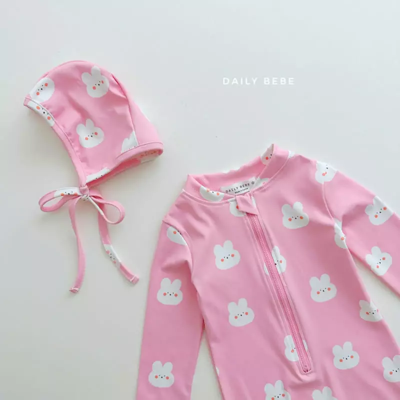 Daily Bebe - Korean Children Fashion - #discoveringself - All In One Rashguard - 4