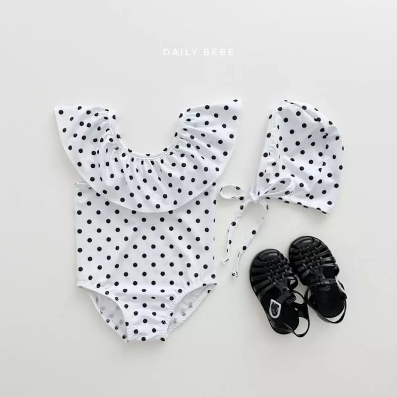Daily Bebe - Korean Children Fashion - #fashionkids - Dor Frill Swimwear