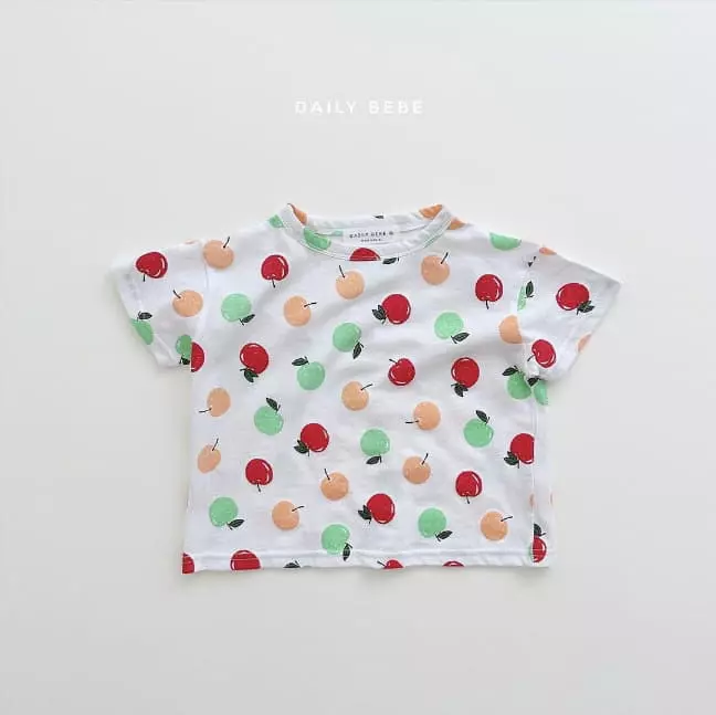 Daily Bebe - Korean Children Fashion - #minifashionista - Pattern Tee - 4