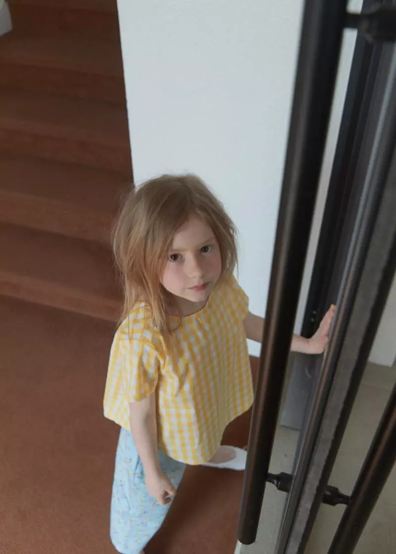 Dalkomhai - Korean Children Fashion - #prettylittlegirls - Check Blouse - 4