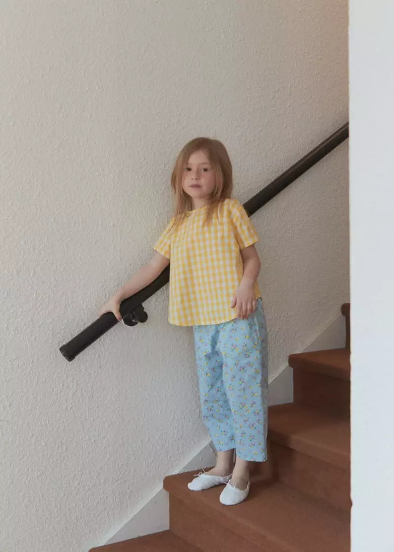Dalkomhai - Korean Children Fashion - #toddlerclothing - Check Blouse - 5