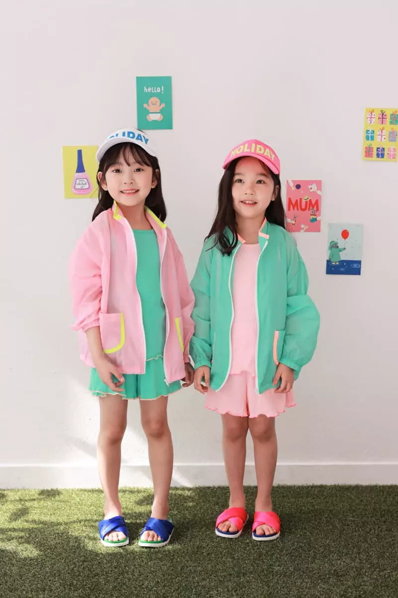 Dalla - Korean Children Fashion - #kidzfashiontrend - Rib Top Bottom Set - 4