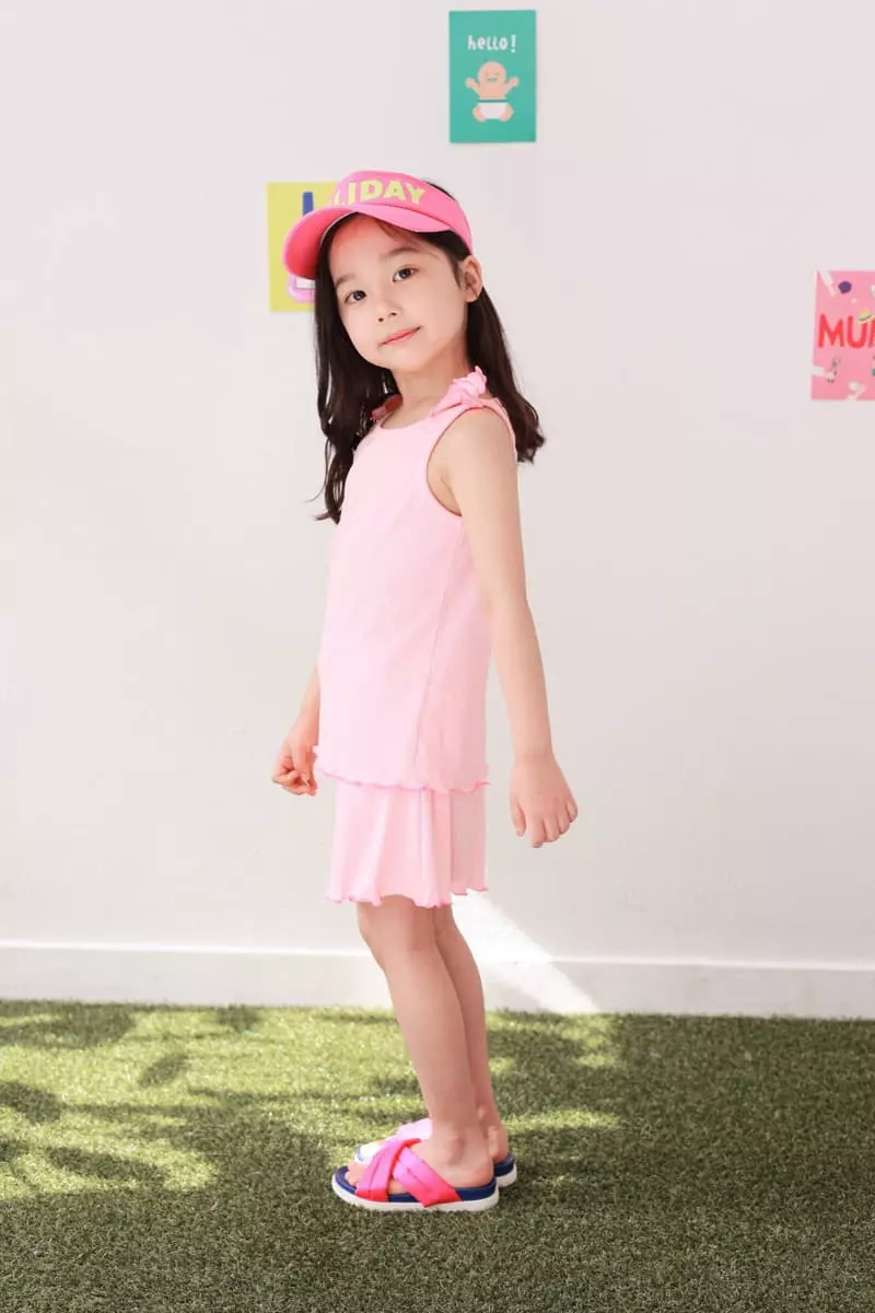 Dalla - Korean Children Fashion - #childrensboutique - Rib Top Bottom Set - 11