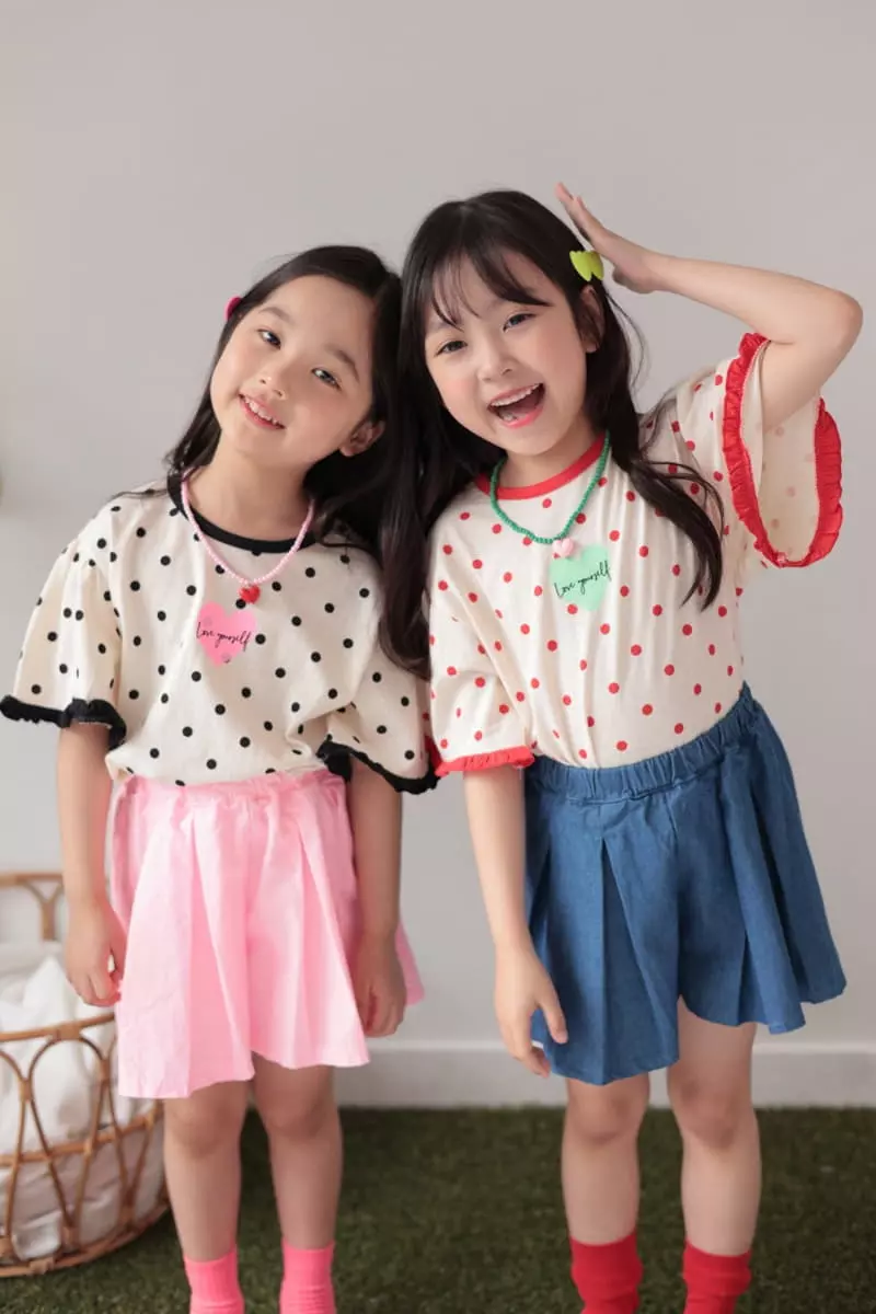Dalla - Korean Children Fashion - #discoveringself - Wrinkle Skirt Pants - 5