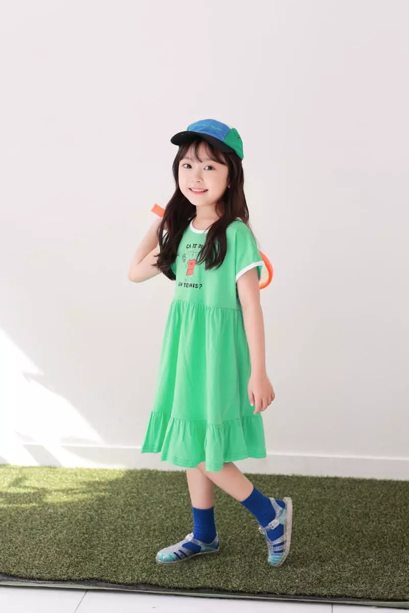 Dalla - Korean Children Fashion - #kidsstore - Tennis Cancan One-piece - 10