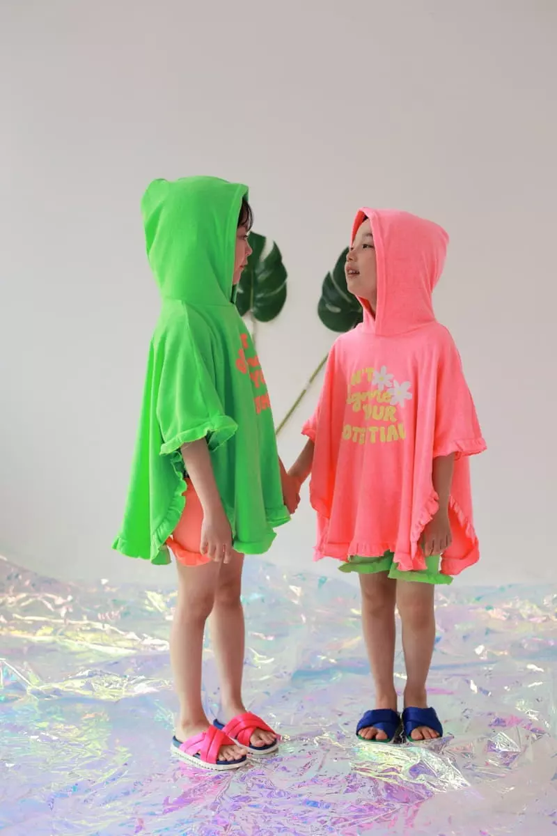Dalla - Korean Children Fashion - #prettylittlegirls - Neon Beach Gawn - 9