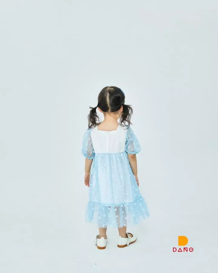 Dano - Korean Children Fashion - #kidzfashiontrend - Embroidery One-piece - 4