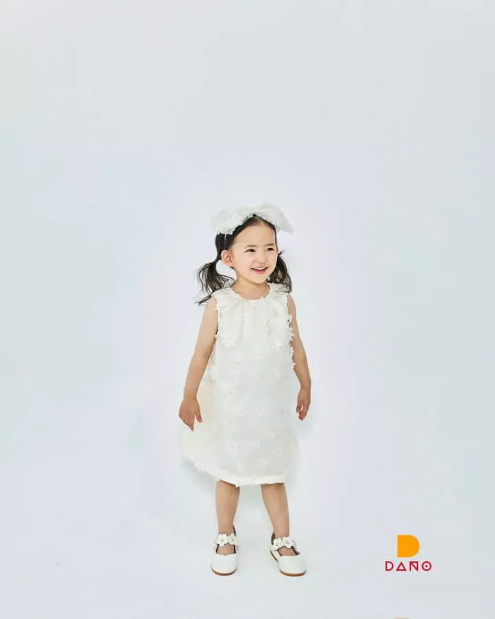 Dano - Korean Children Fashion - #childofig - Neck Banding One-piece