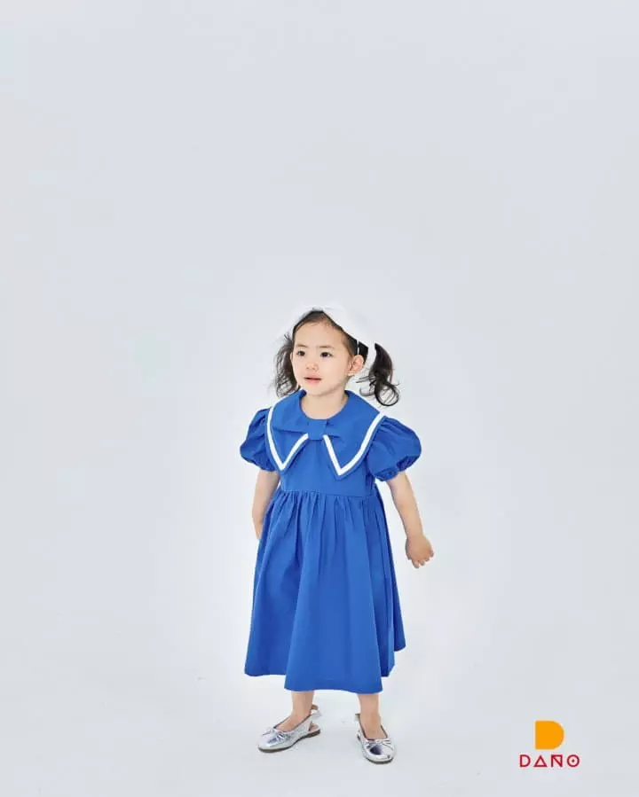 Dano - Korean Children Fashion - #childofig - Wave Collar One-piece - 12