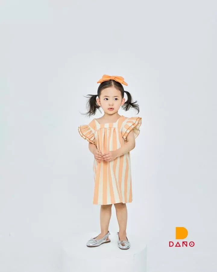Dano - Korean Children Fashion - #childrensboutique - Stripes One-piece - 6