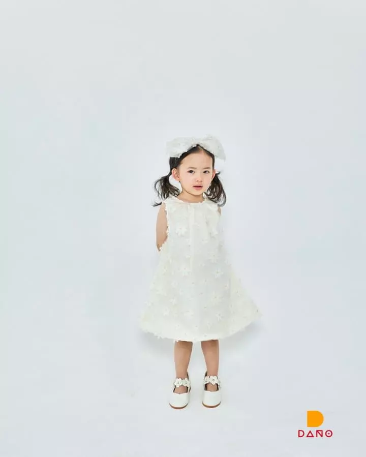 Dano - Korean Children Fashion - #designkidswear - Neck Banding One-piece - 4