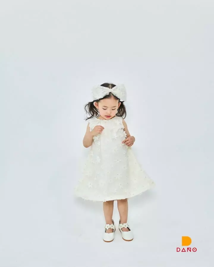 Dano - Korean Children Fashion - #fashionkids - Neck Banding One-piece - 5