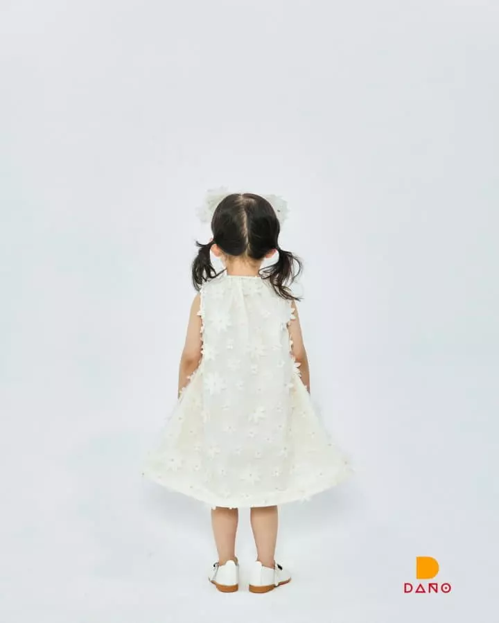 Dano - Korean Children Fashion - #kidsstore - Neck Banding One-piece - 7
