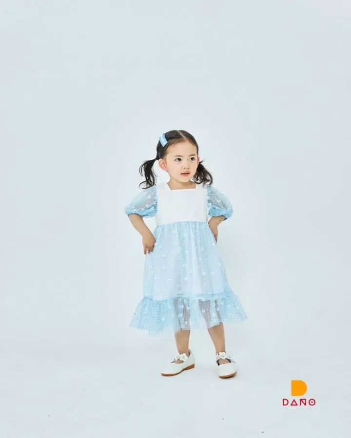 Dano - Korean Children Fashion - #kidsstore - Embroidery One-piece - 2