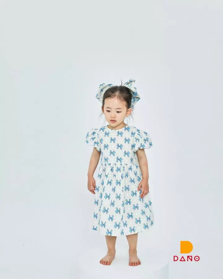 Dano - Korean Children Fashion - #littlefashionista - Ribbon One-piece - 9