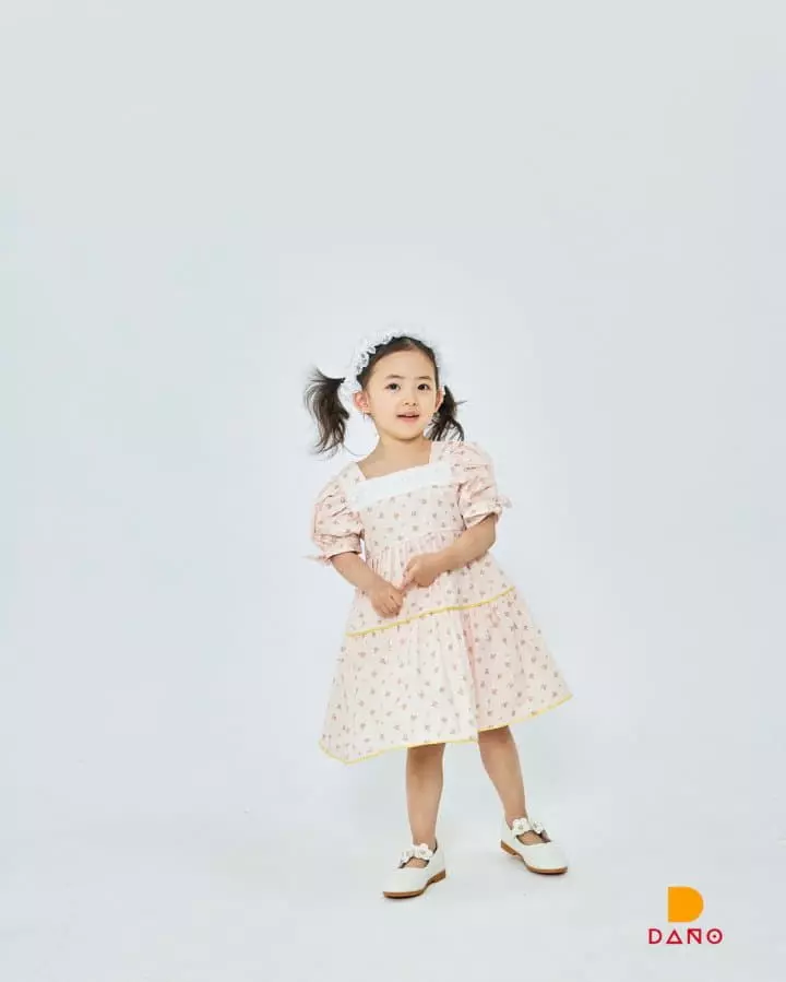 Dano - Korean Children Fashion - #magicofchildhood - Mini Flower Lace One-piece - 8