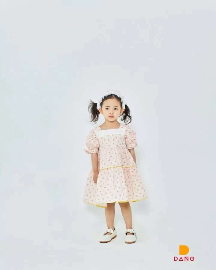 Dano - Korean Children Fashion - #minifashionista - Mini Flower Lace One-piece - 9