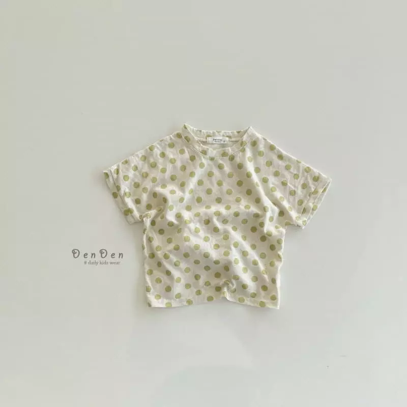 Denden - Korean Children Fashion - #minifashionista - Dot Tee - 4