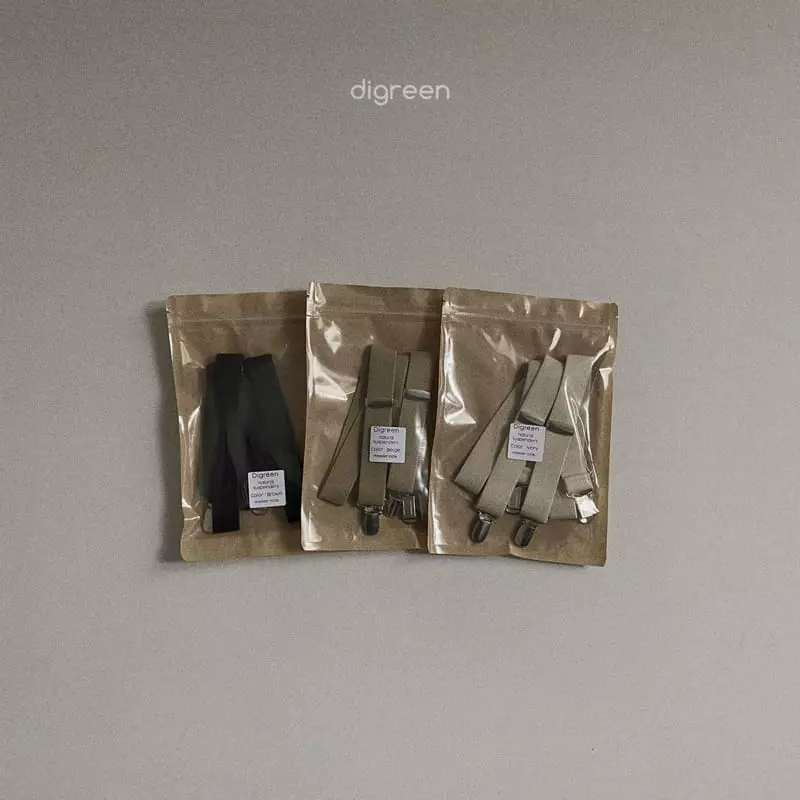Digreen - Korean Children Fashion - #childrensboutique - Natural Suspendar - 7