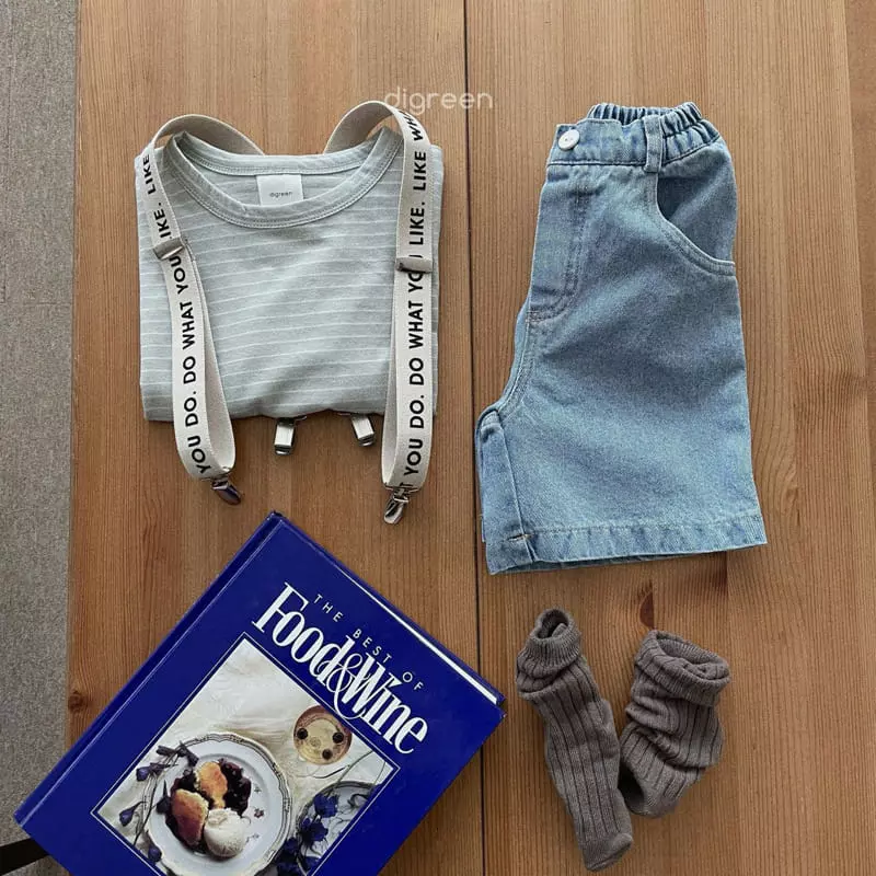 Digreen - Korean Children Fashion - #discoveringself - Lettering Suspendar - 10