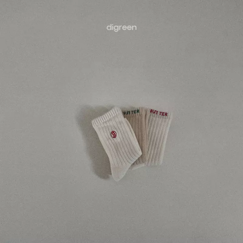 Digreen - Korean Children Fashion - #fashionkids - Butter Socks - 2
