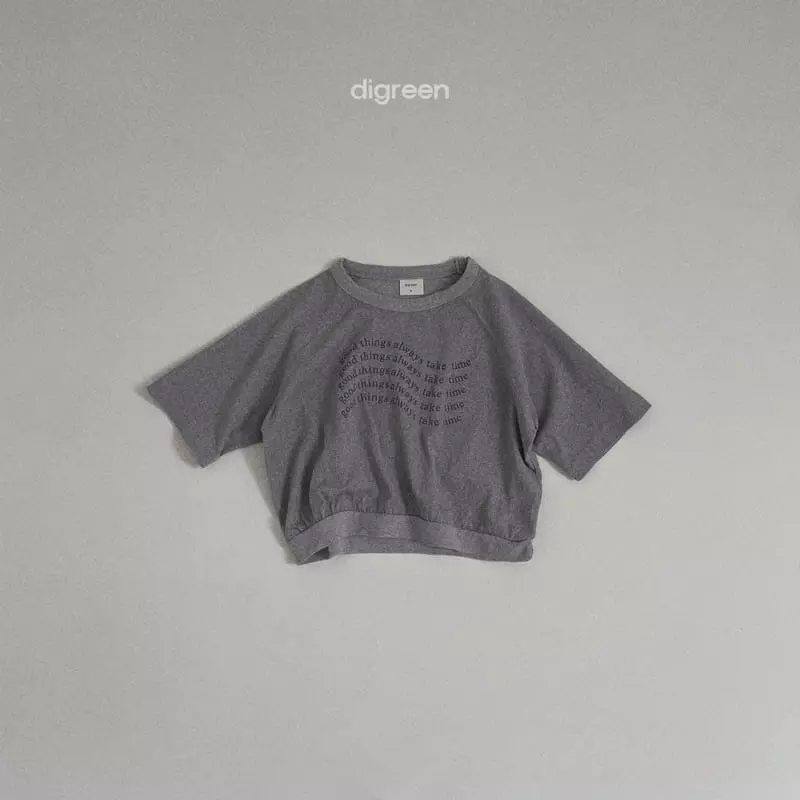 Digreen - Korean Children Fashion - #kidsshorts - Pigment Tee - 7