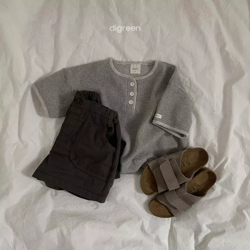 Digreen - Korean Children Fashion - #kidsshorts - Croiffle Tee - 12