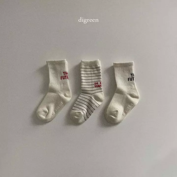 Digreen - Korean Children Fashion - #kidsshorts - Future Socks - 3