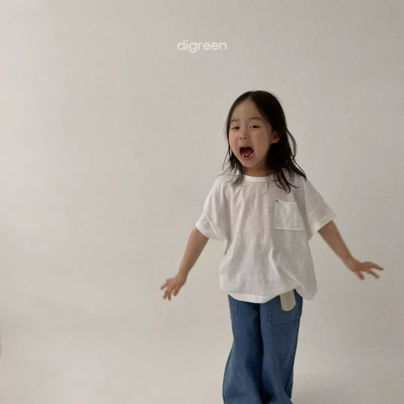 Digreen - Korean Children Fashion - #kidzfashiontrend - Short Sleeves Pocket Tee - 6