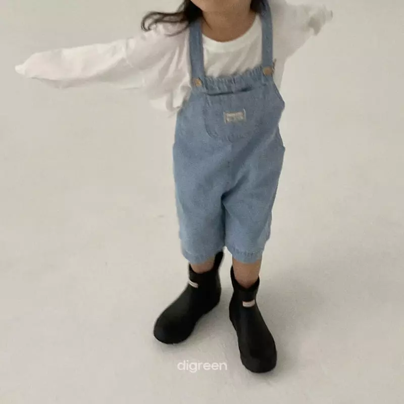 Digreen - Korean Children Fashion - #littlefashionista - Cuty Dungarees - 3