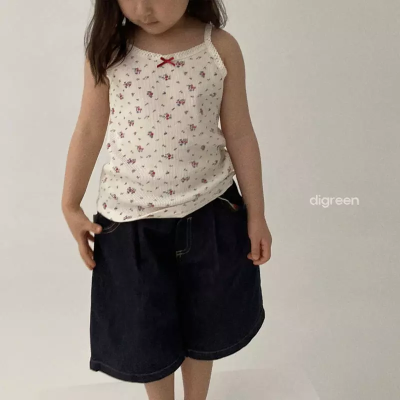 Digreen - Korean Children Fashion - #minifashionista - Lace Flower Sleeveless - 8