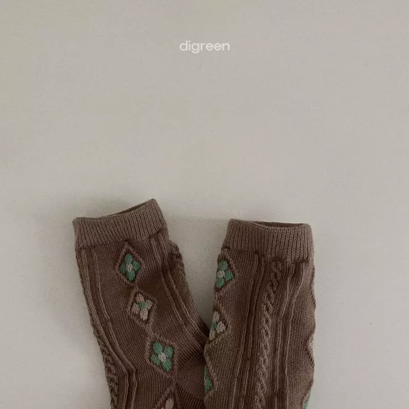 Digreen - Korean Children Fashion - #prettylittlegirls - Natural Flower Socks - 5