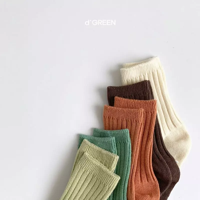 Digreen - Korean Children Fashion - #stylishchildhood - Pistachio Socks - 10