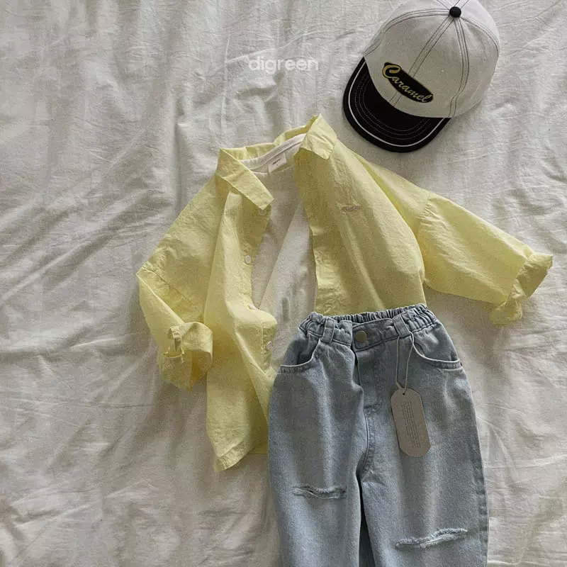 Digreen - Korean Children Fashion - #toddlerclothing - Ice Cuttinh Pants - 8