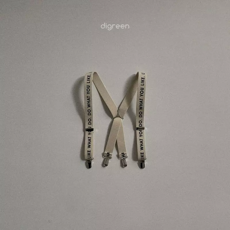 Digreen - Korean Children Fashion - #toddlerclothing - Lettering Suspendar - 5
