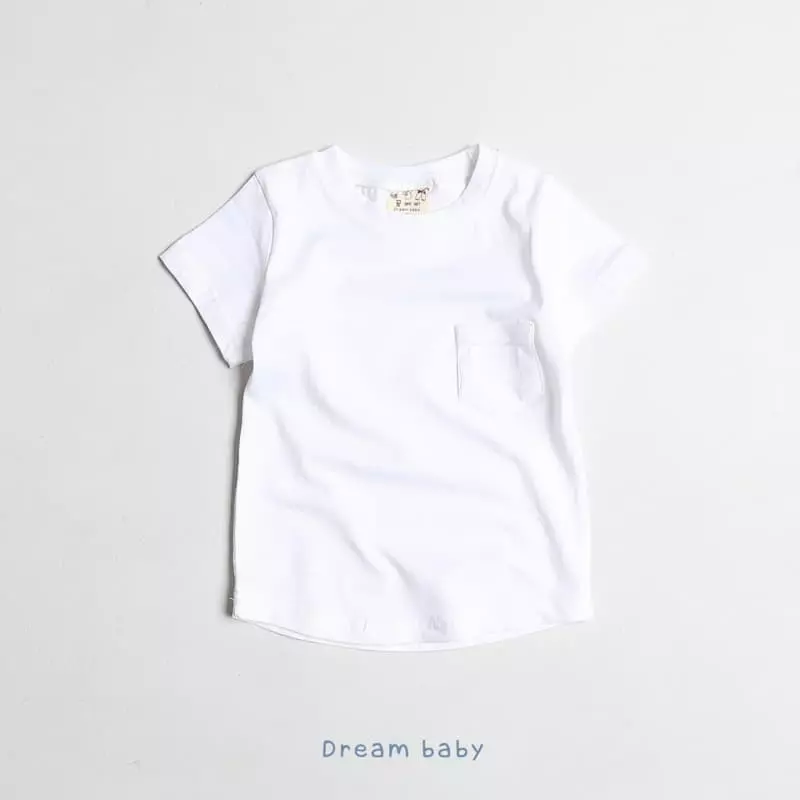 Dream Baby - Korean Children Fashion - #designkidswear - Pocket Tee - 6