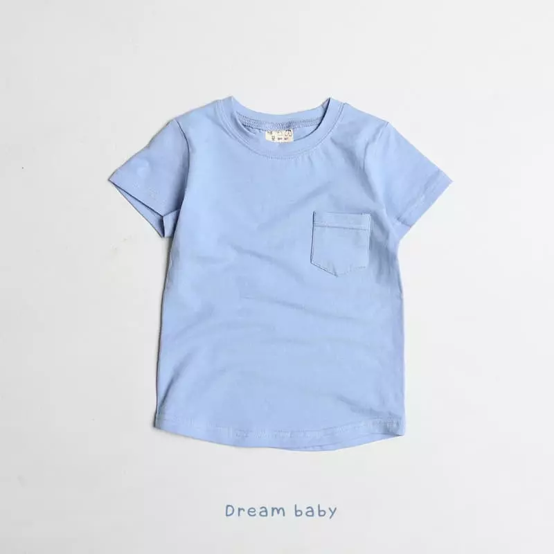Dream Baby - Korean Children Fashion - #kidzfashiontrend - Pocket Tee - 11