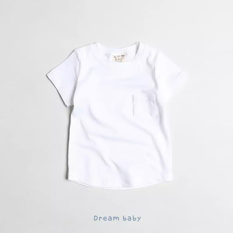 Dream Baby - Korean Children Fashion - #kidzfashiontrend - Pocket Tee - 9