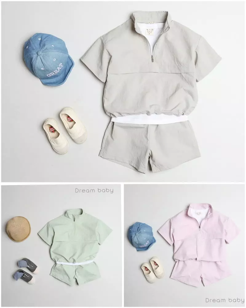 Dream Baby - Korean Children Fashion - #prettylittlegirls - Basrak Top Bottom Set - 2