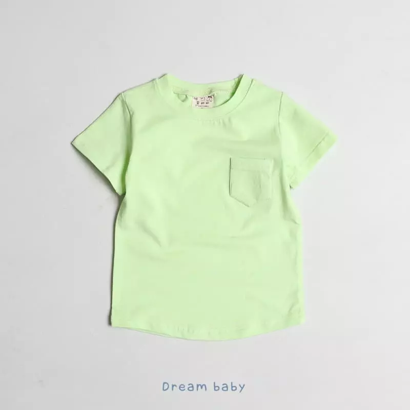 Dream Baby - Korean Children Fashion - #stylishchildhood - Pocket Tee - 3
