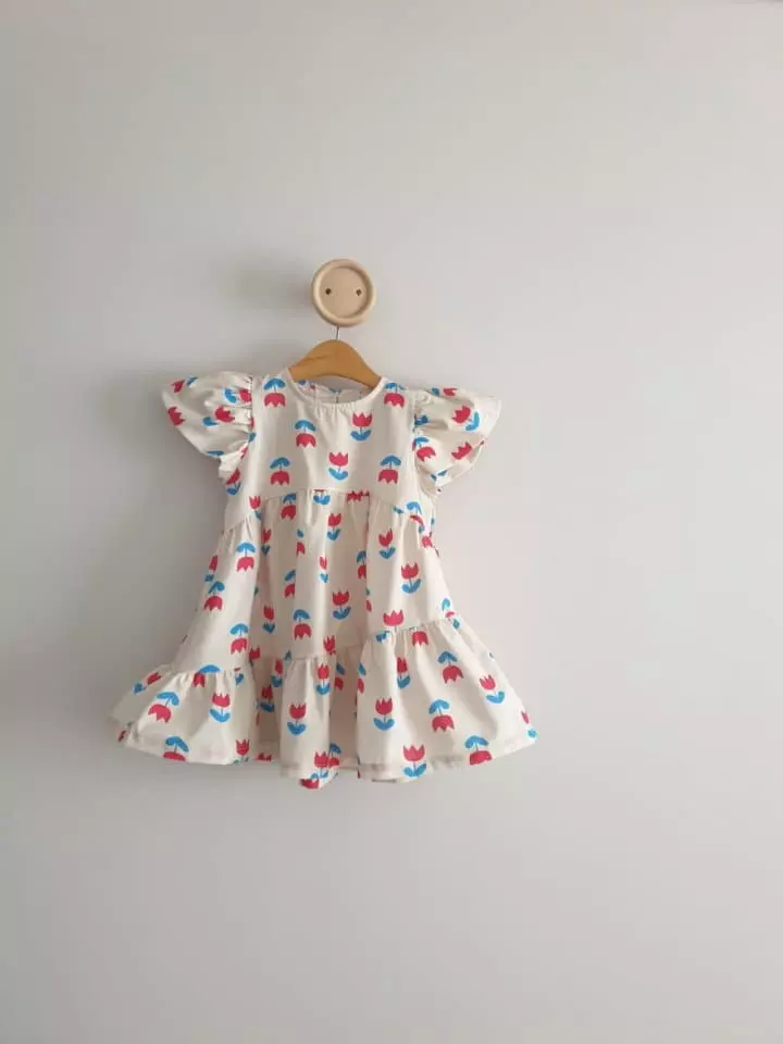 Eclair - Korean Children Fashion - #designkidswear - Tulip One-piece - 3