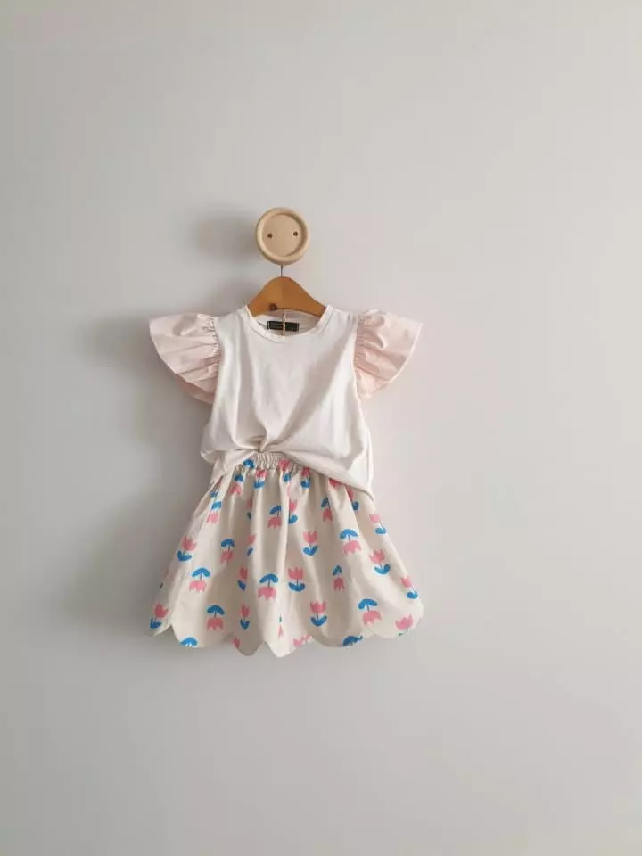 Eclair - Korean Children Fashion - #discoveringself - Tulip Top Bottom SET - 7