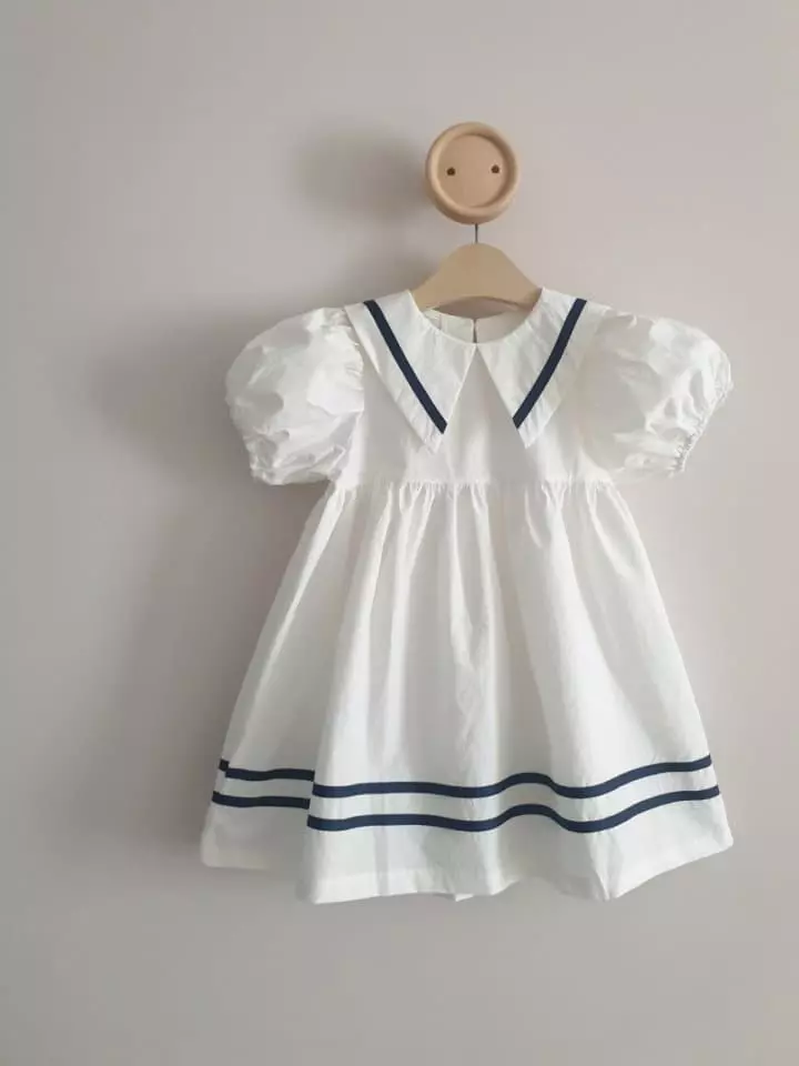 Eclair - Korean Children Fashion - #fashionkids - Marine One-pice - 8