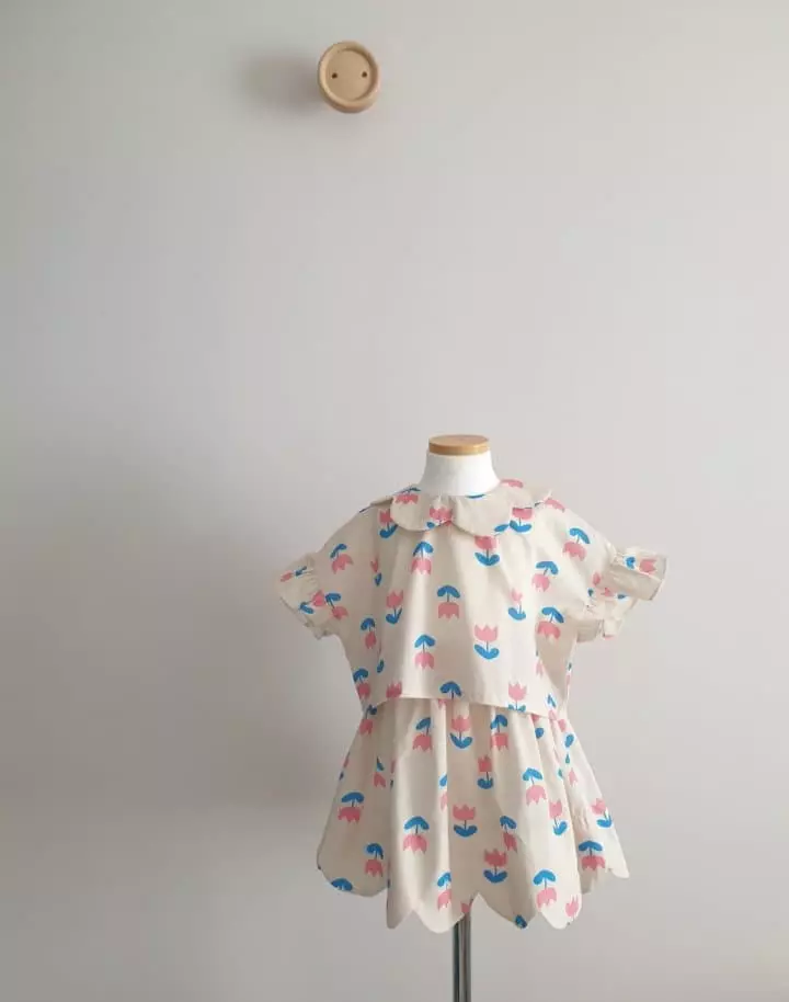 Eclair - Korean Children Fashion - #fashionkids - Tulip Top Bottom SET - 8