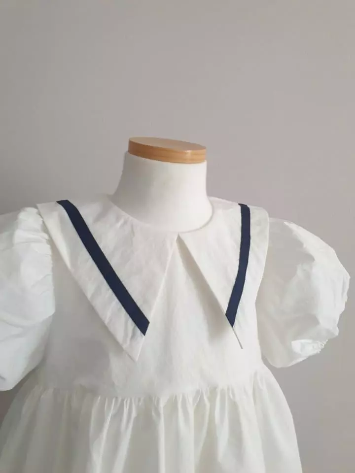 Eclair - Korean Children Fashion - #stylishchildhood - Marine One-pice - 3