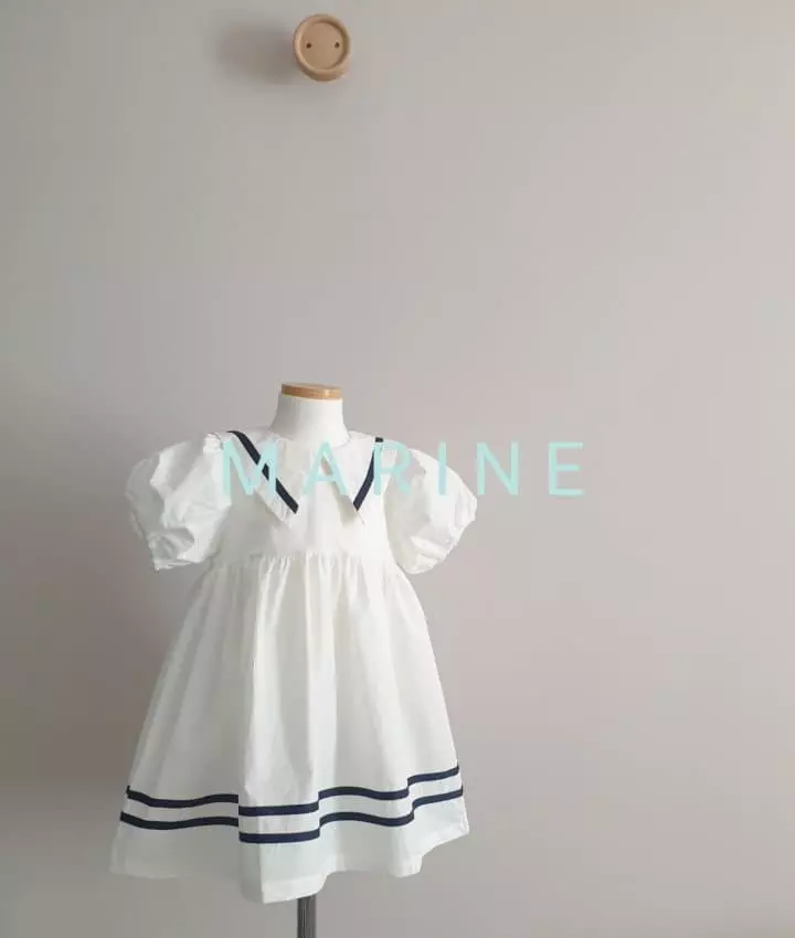 Eclair - Korean Children Fashion - #todddlerfashion - Marine One-pice