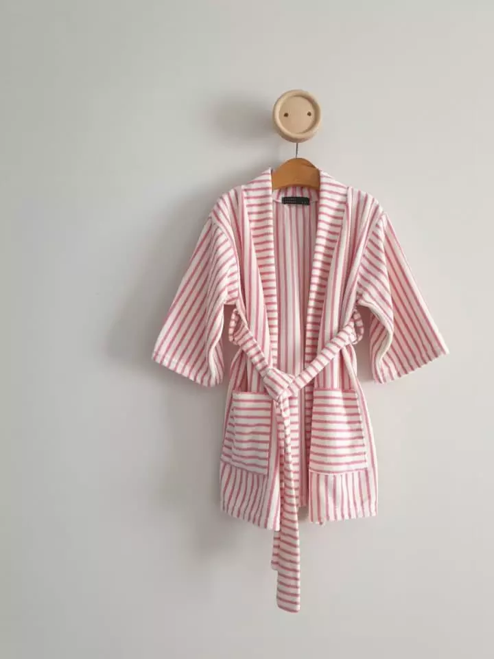 Eclair - Korean Children Fashion - #toddlerclothing - Terry Robe - 5